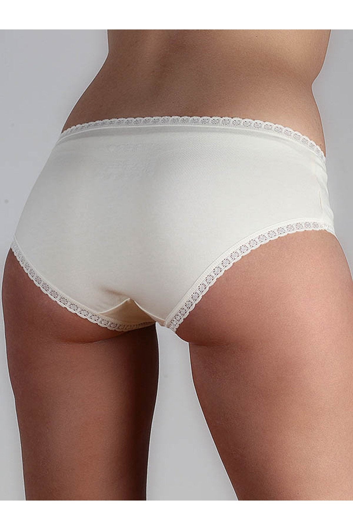 1131-03 | Damen Hipster mit Spitze - Natur