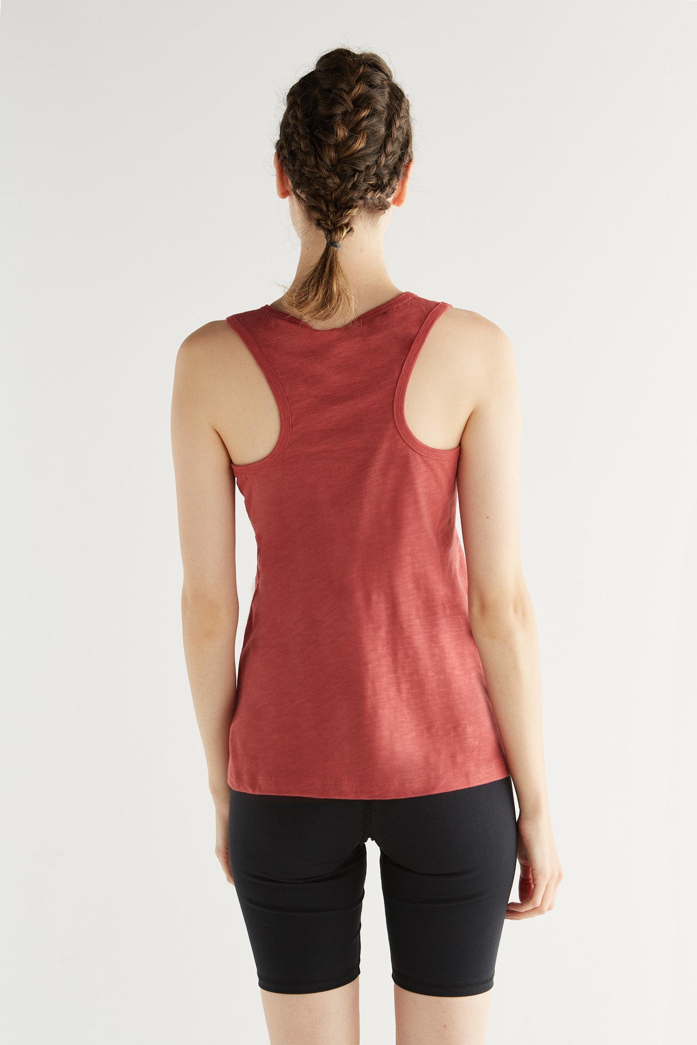 1225-052 | Damen Flamméjersey-Top - Terracotta