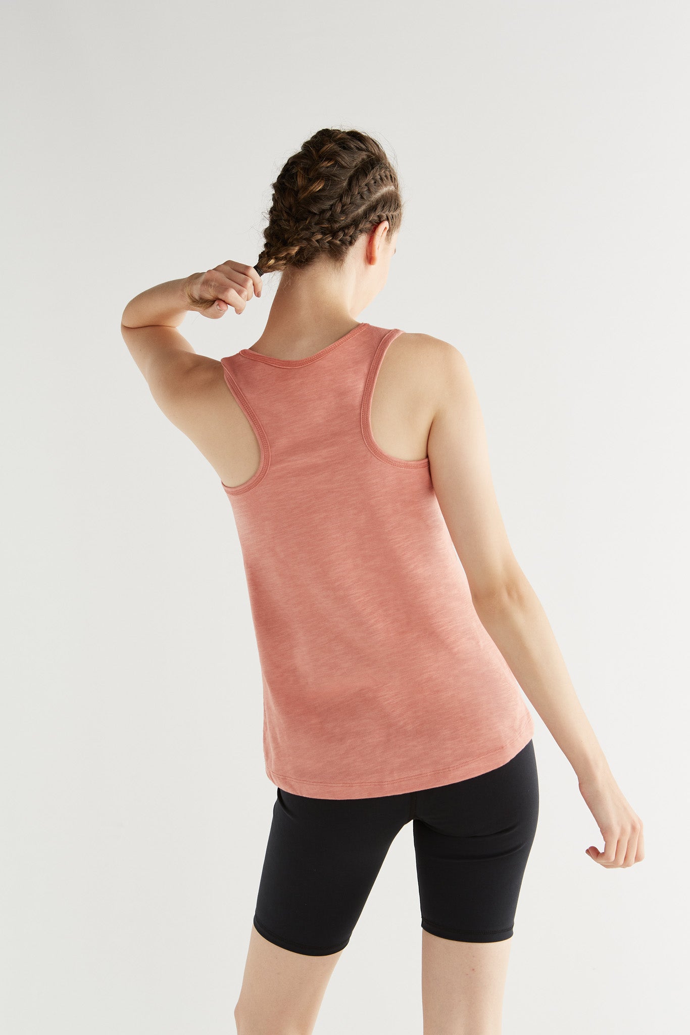 1225-053 | Damen Flamméjersey-Top - Lachsrot