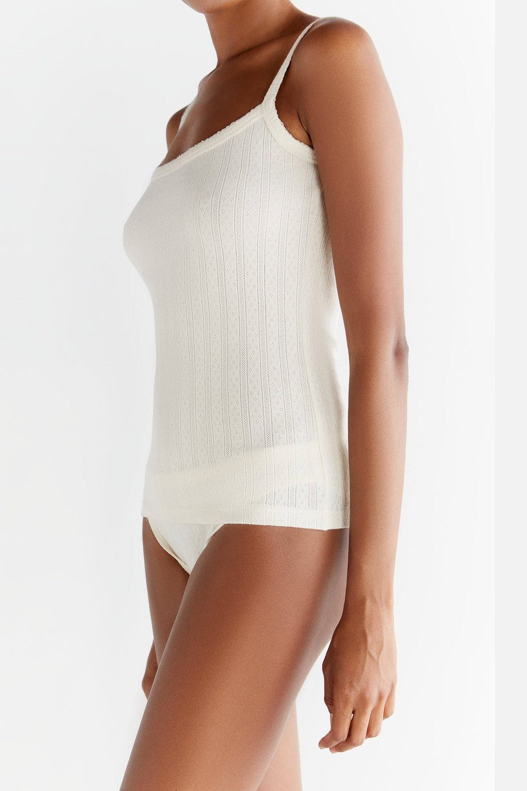 1241-01 | Damen Jacquard Top - Natur
