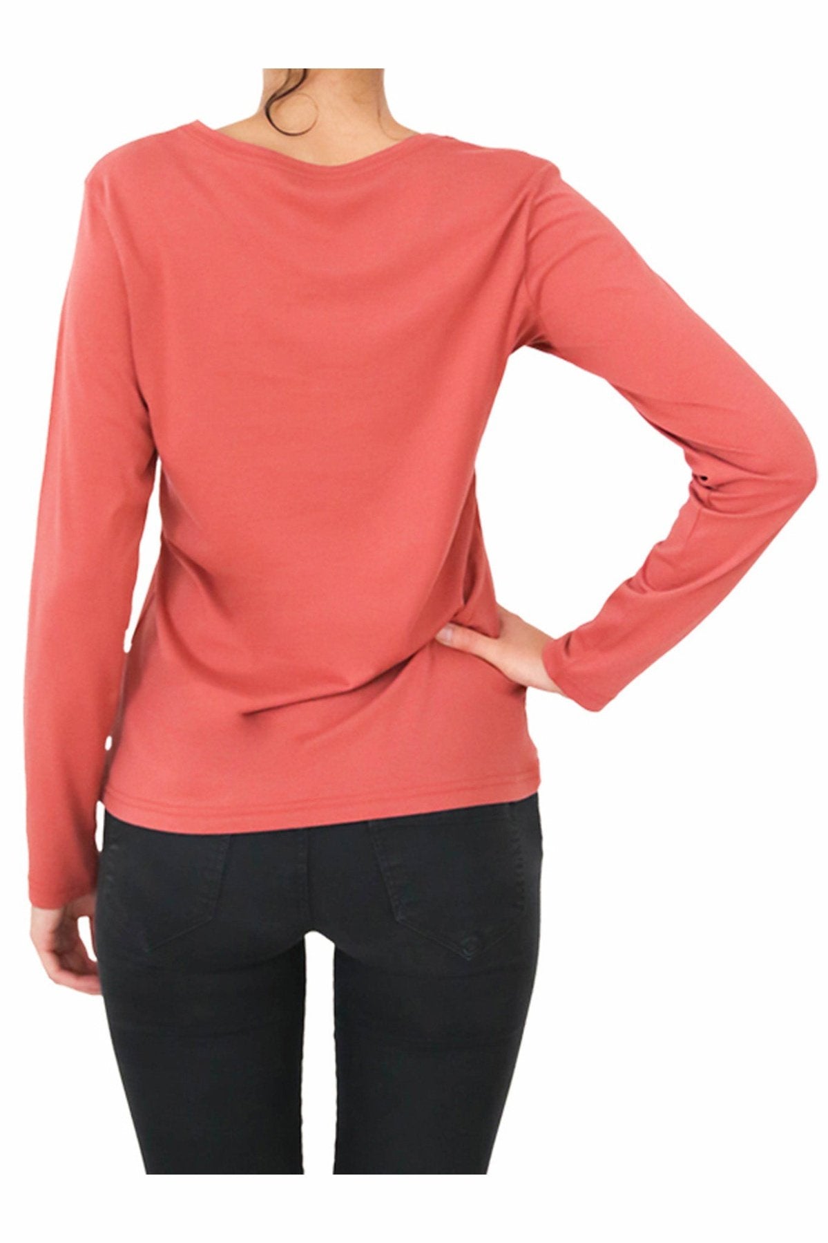 1251-04 | Damen Langarmshirt - Zedernstaub