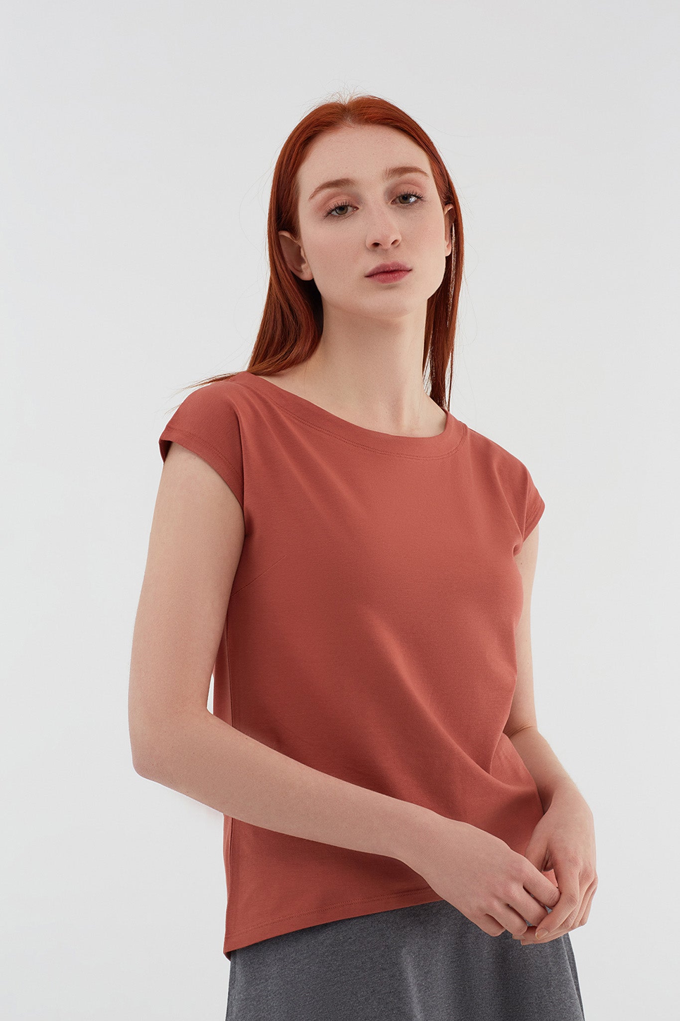 1261-04 | Damen Blusen-Shirt - Tabasco