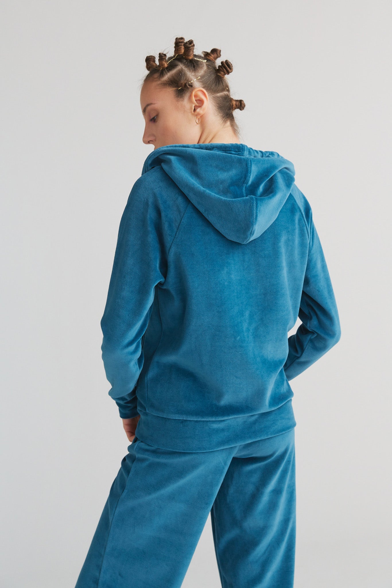 1271-044 | Damen Nickykapuzenjacke - Donaublau