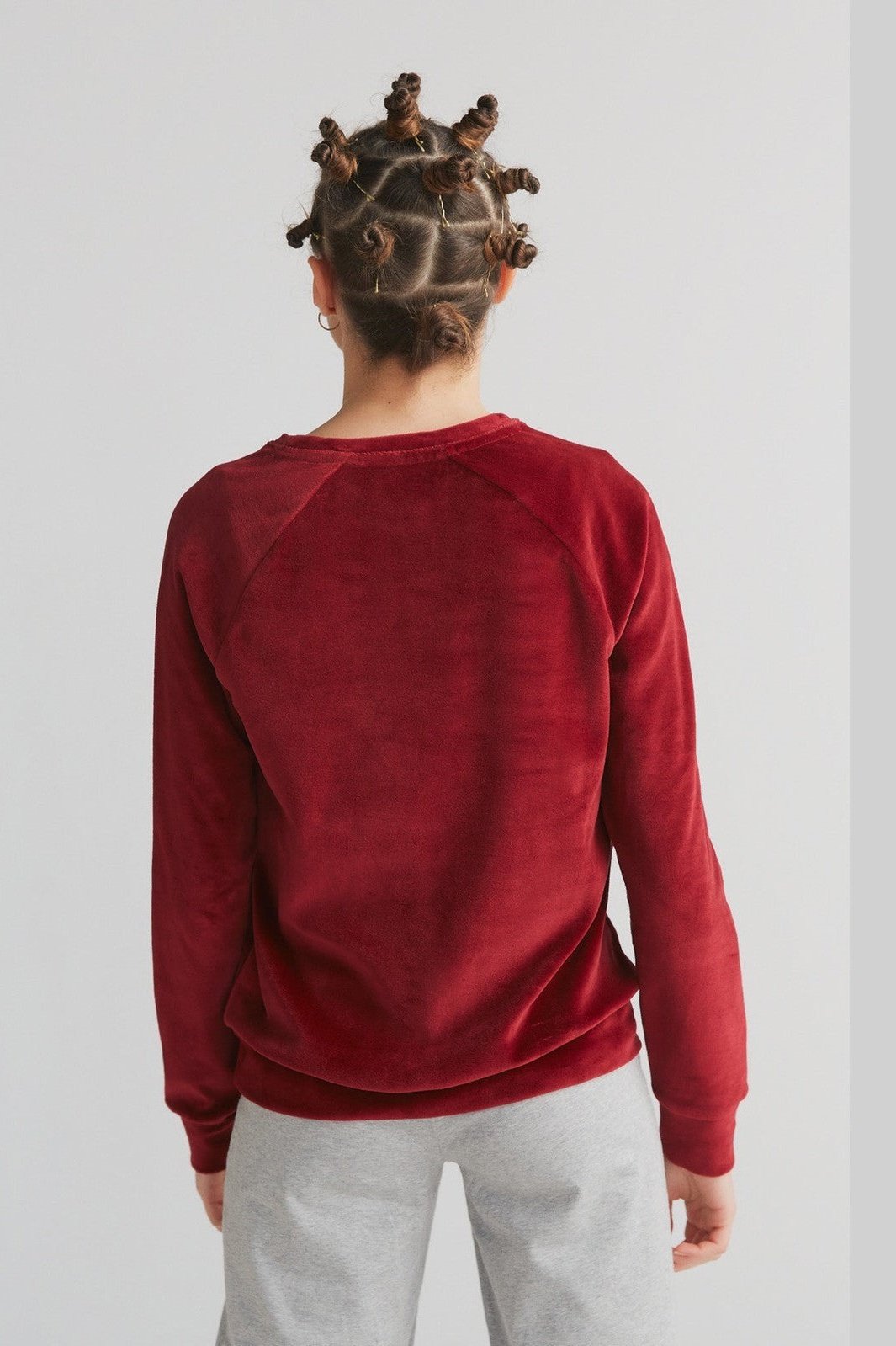 1277-030 | Damen Nickysweatshirt - Bordeaux