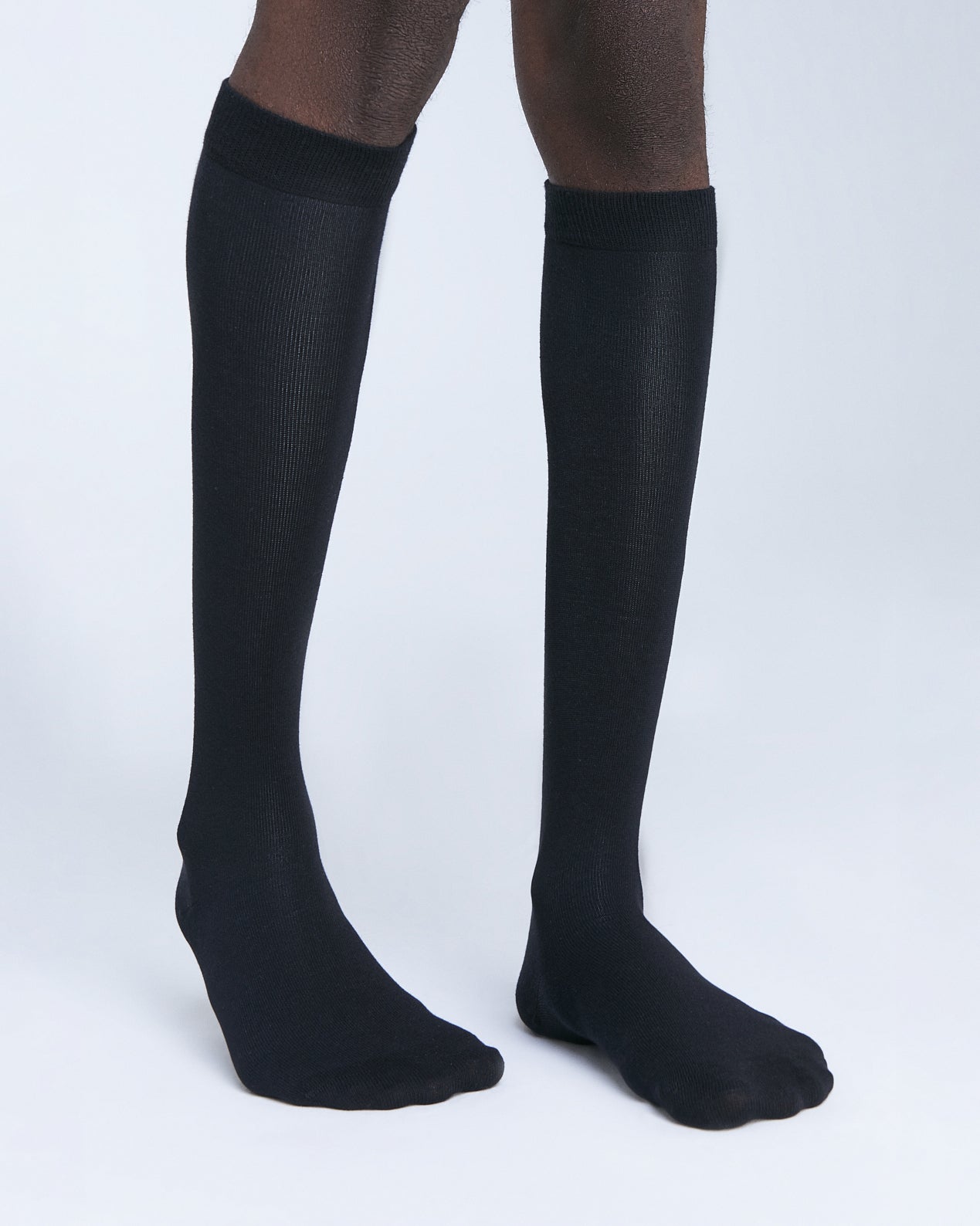 1361 | Unisex Kniestrümpfe - Schwarz