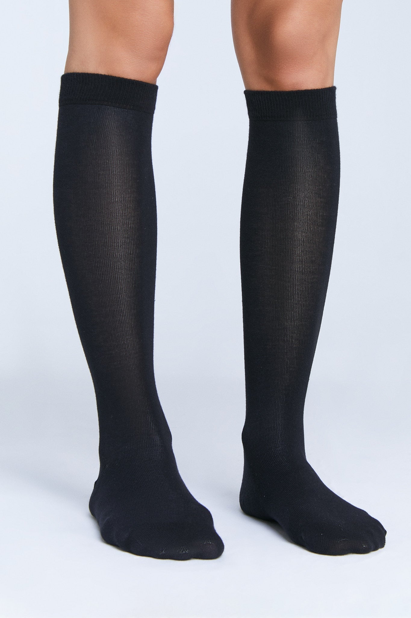 1361 | Unisex Kniestrümpfe - Schwarz