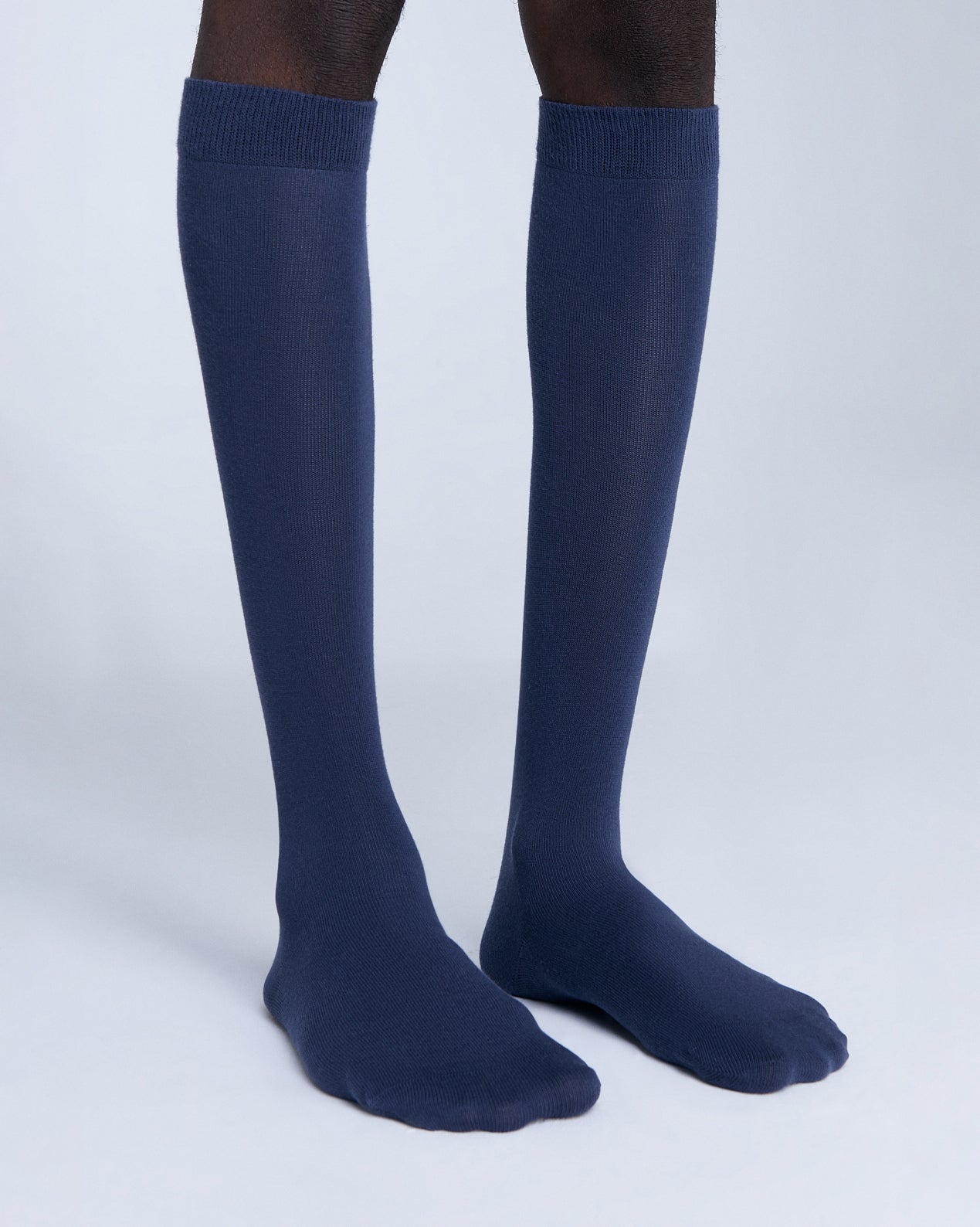 1364 | Unisex Kniestrümpfe - Dunkelblau