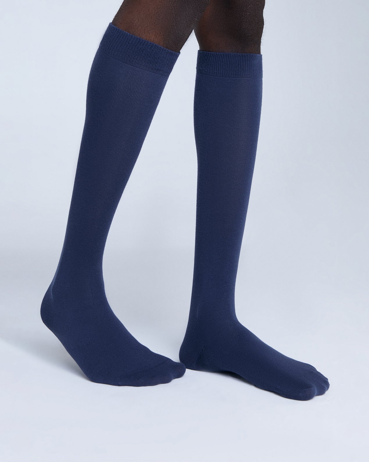 1364 | Unisex Kniestrümpfe - Dunkelblau