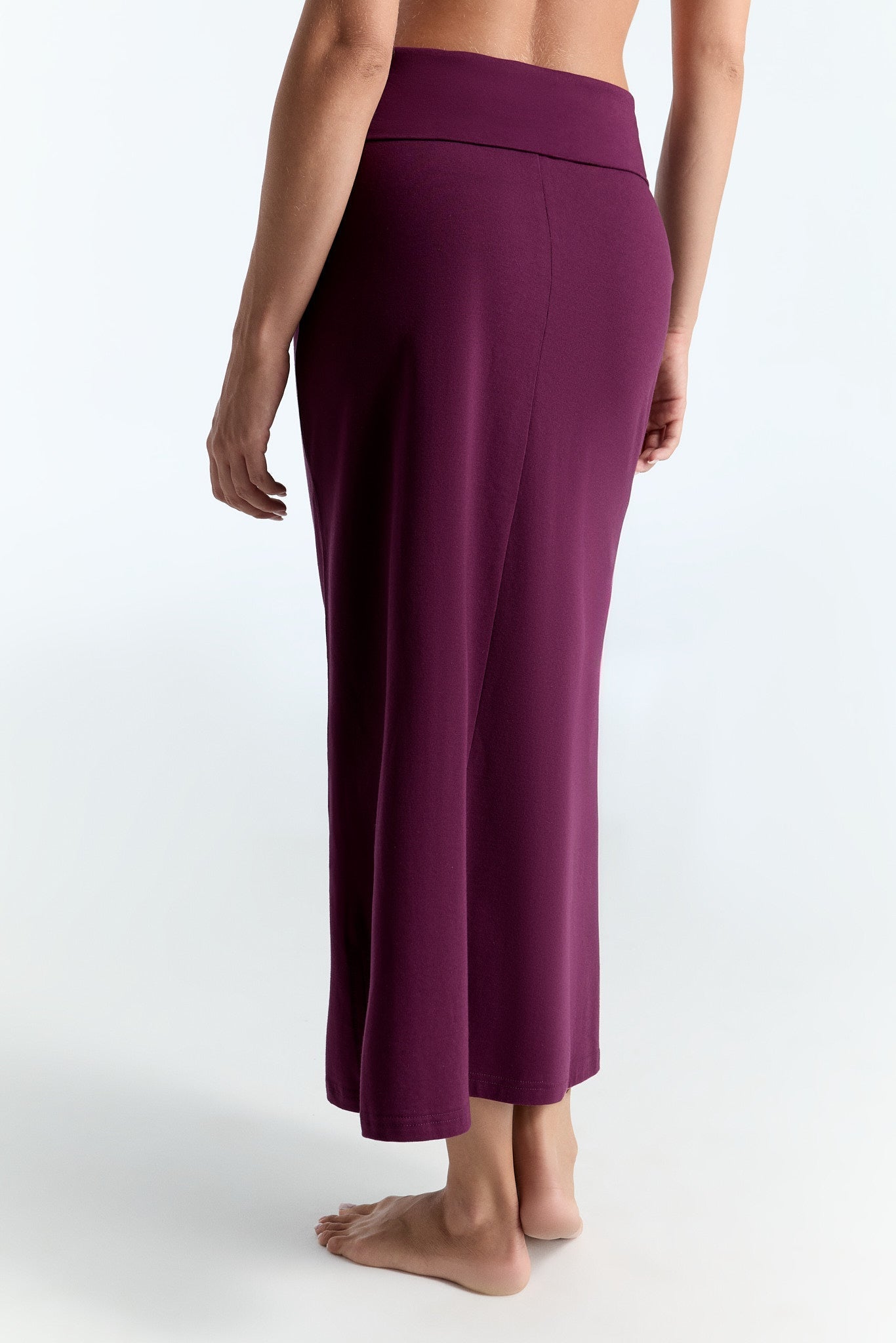 1421-028 | Damen Maxirock - Aubergine
