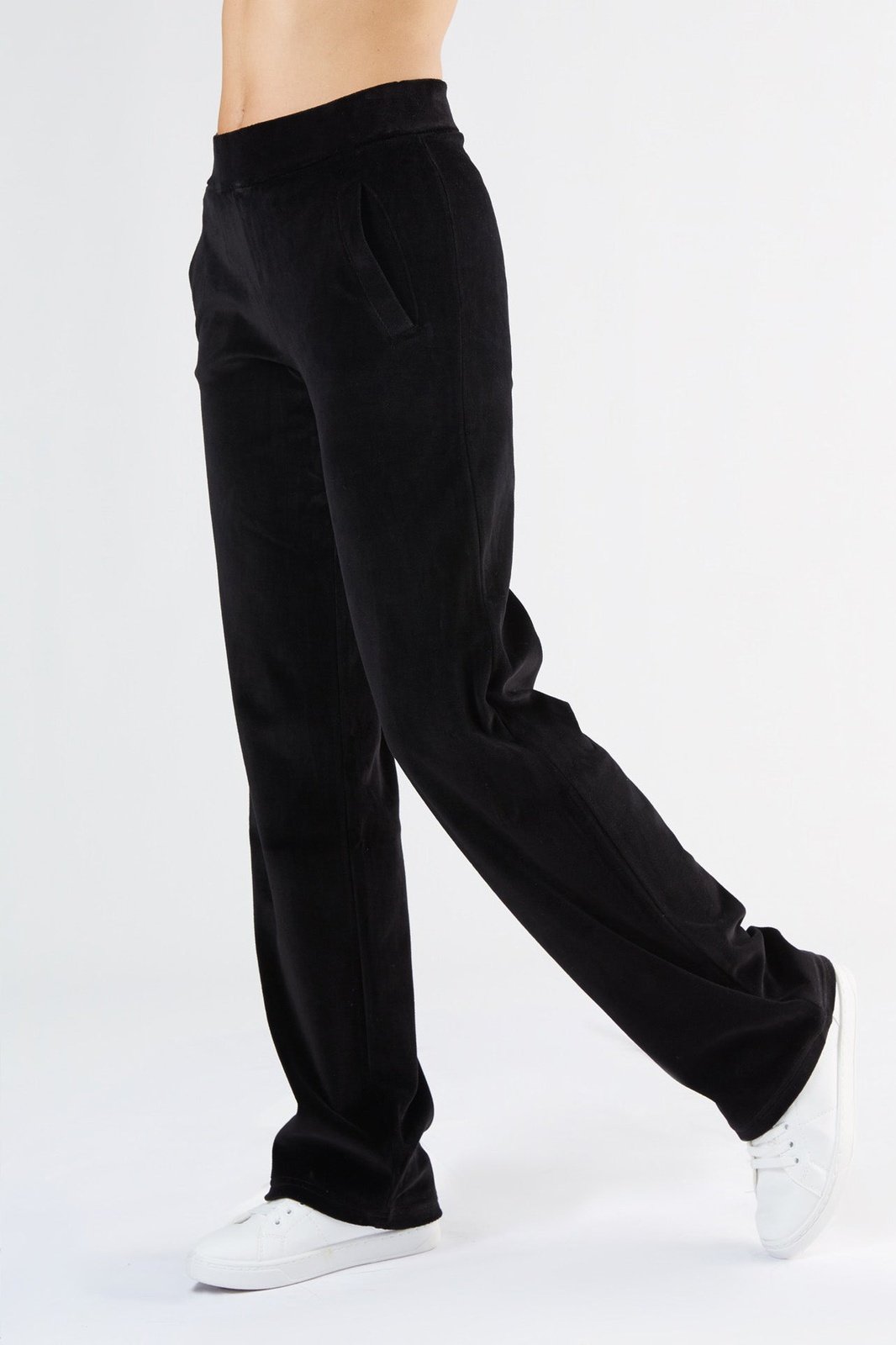 1464-01 | Damen Nickyhose gerades Bein - Schwarz