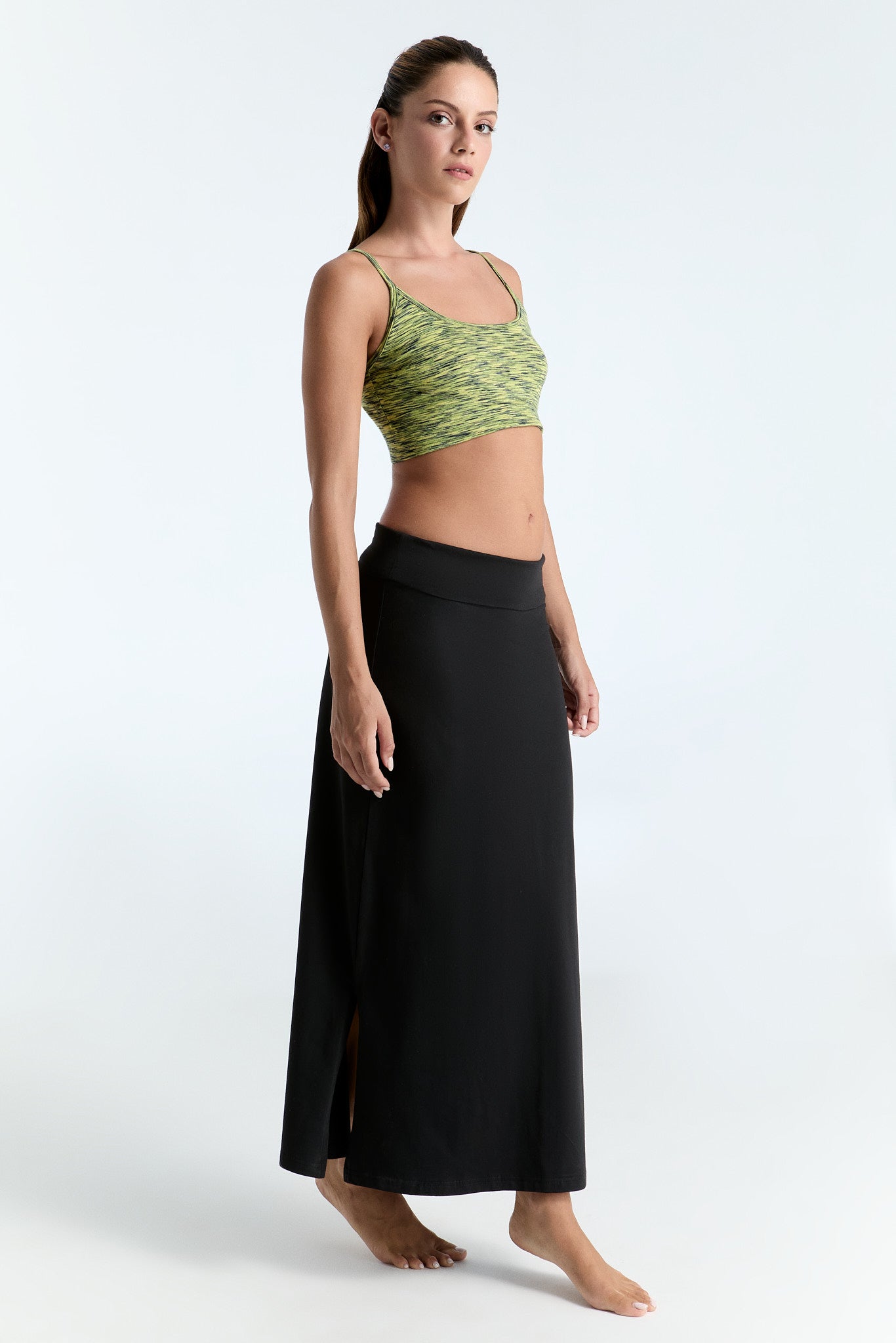 1421-021 | Damen Maxirock - Schwarz