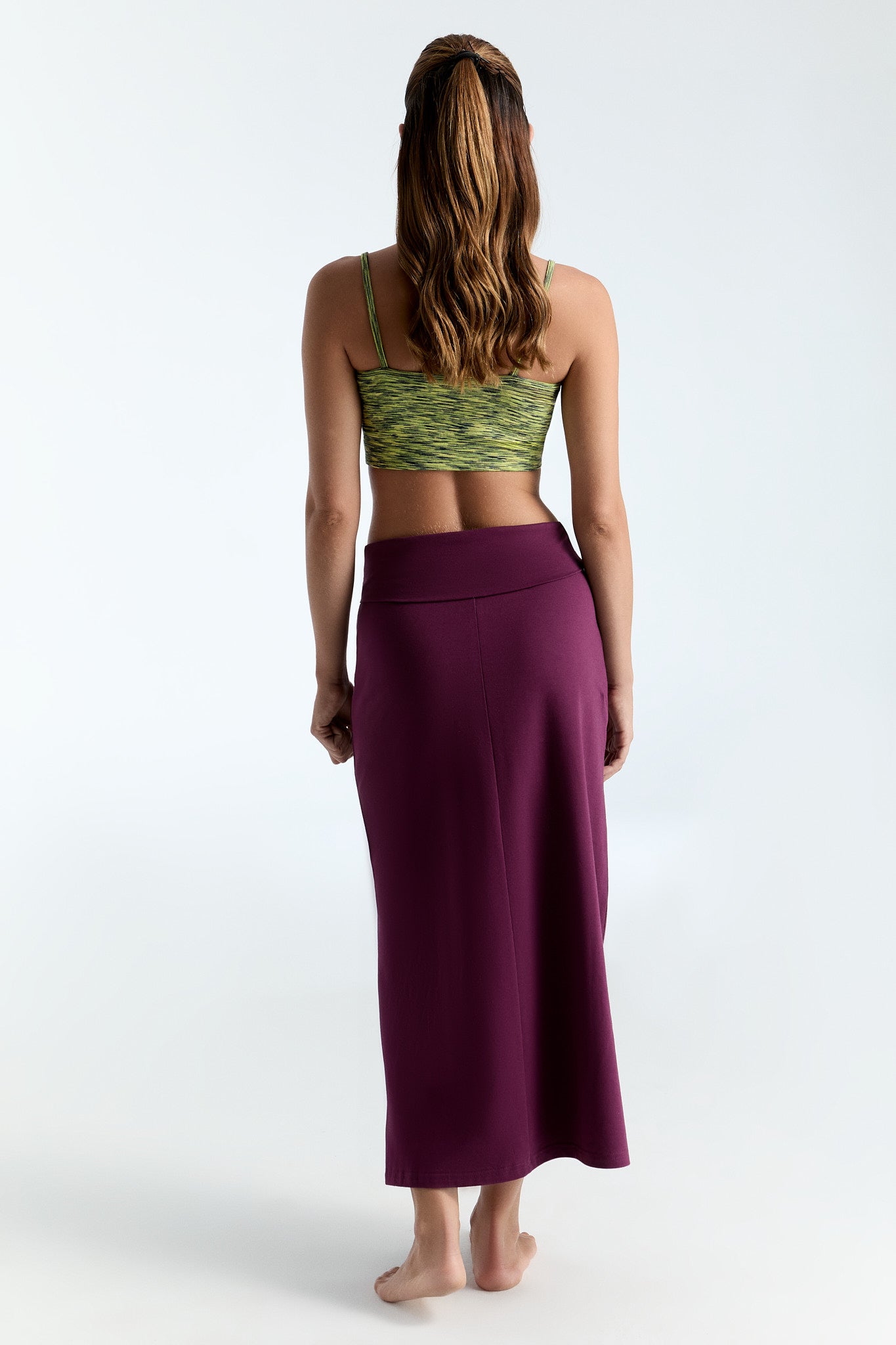 1421-028 | Damen Maxirock - Aubergine