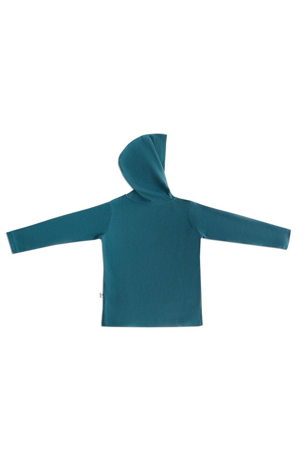 2058 TN | Kinder Waffel Kapuzenshirt - Tanne