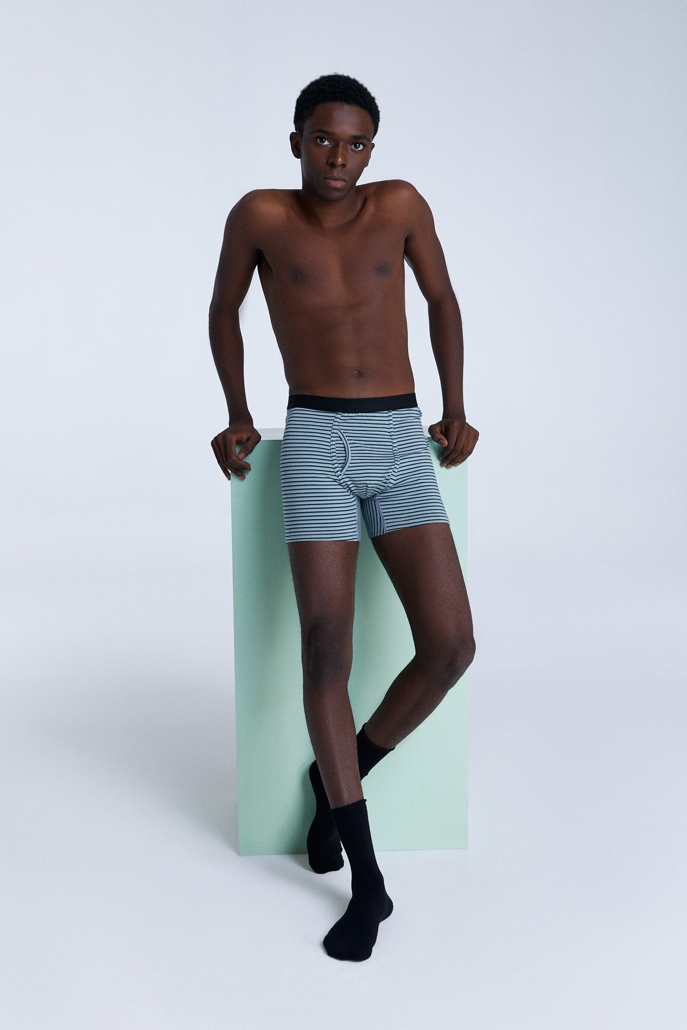 9501 | Socken mit Rollrand - Schwarz