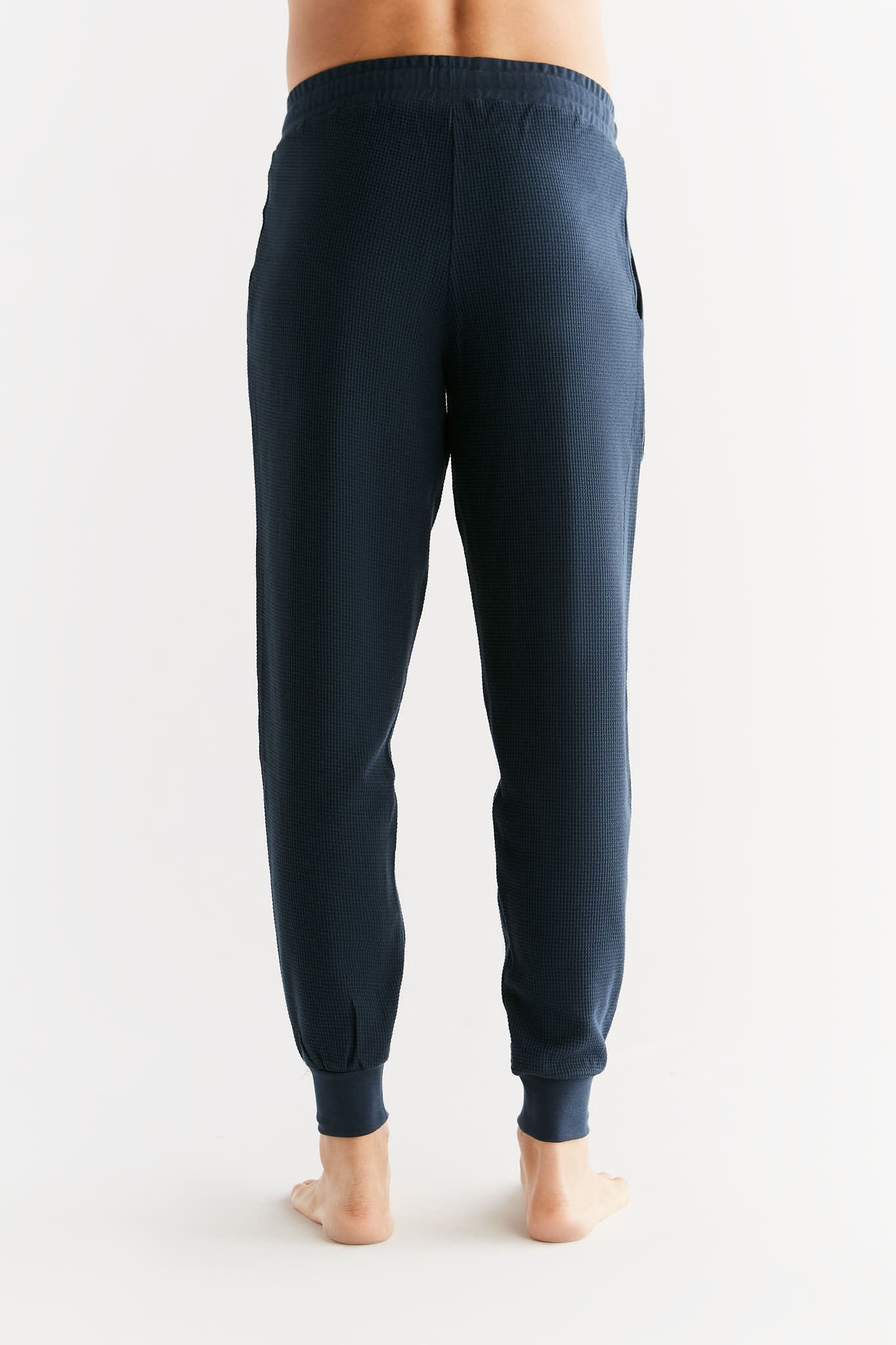 2454-061 | Waffel Strick Herrenhose - Indigo