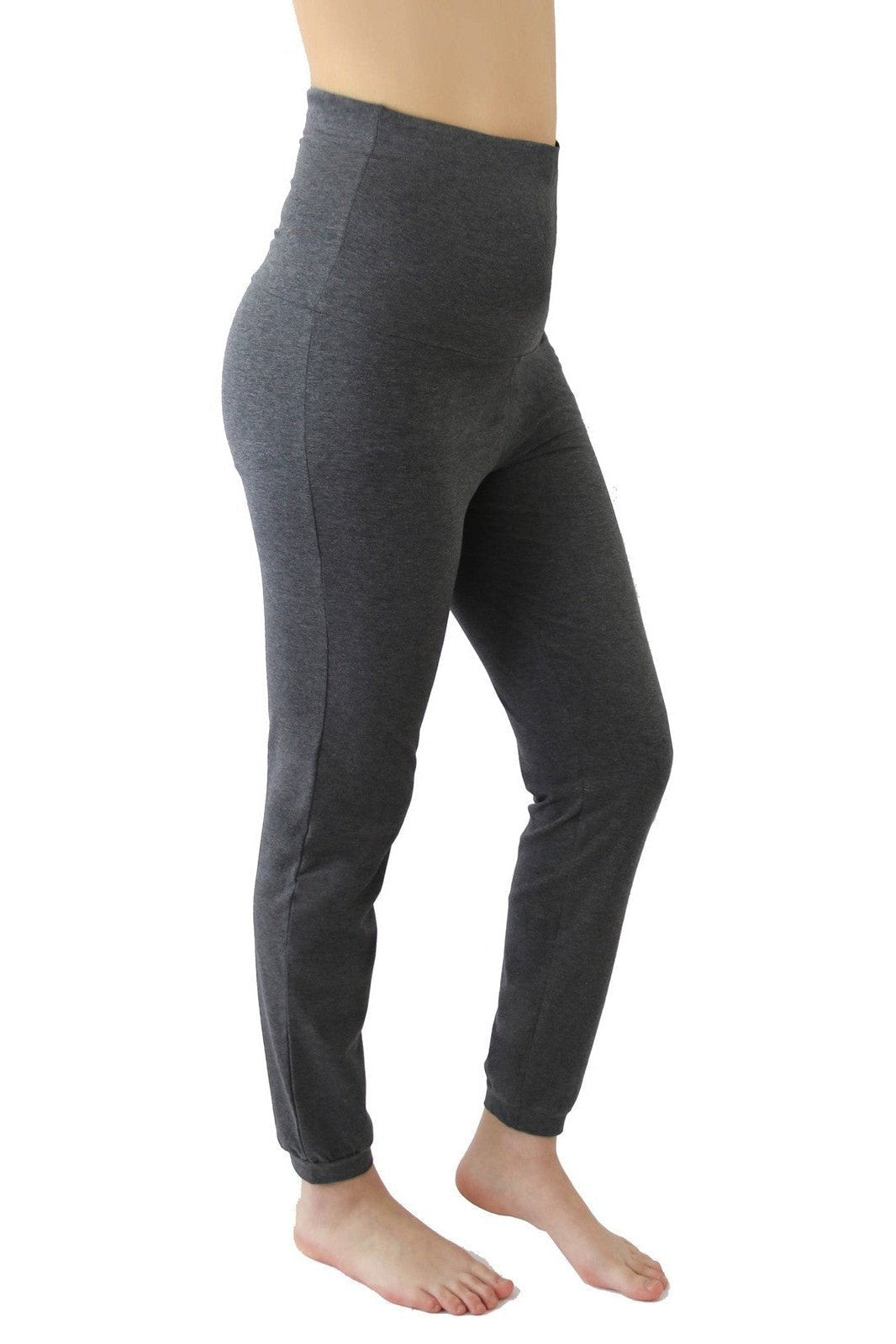 4062AM | Damen Yogahose - Anthrazit-Melange