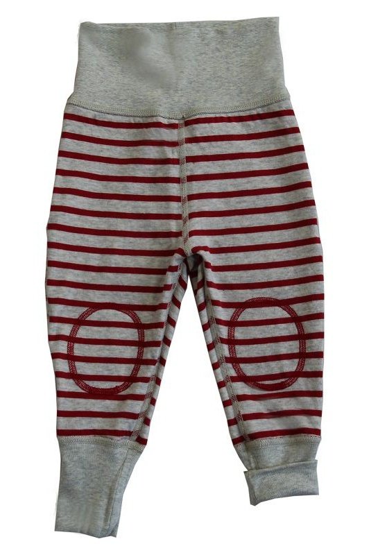 2466 | Kinder Wendehose - Grau-Ziegelrot