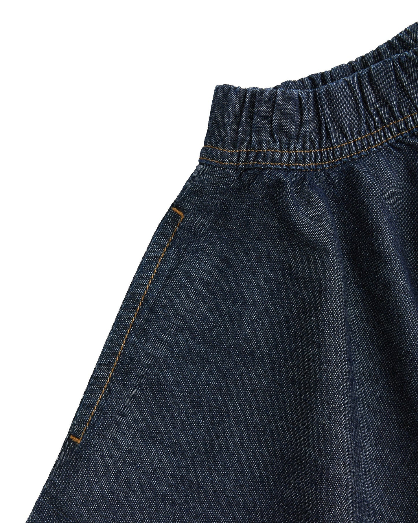 KA2022-229 | Kids Denim Skirt- Deep Blue