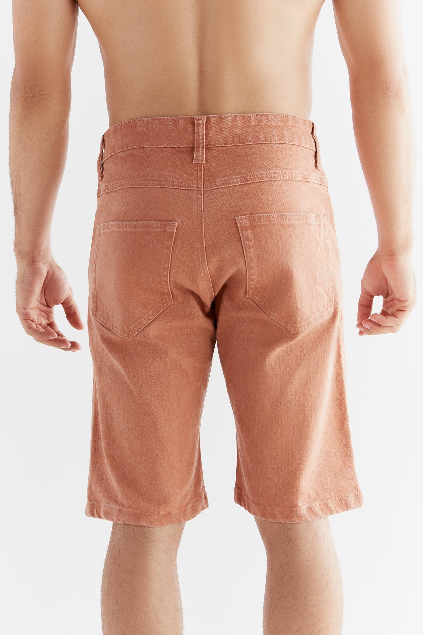 MA3018-514 | Herren Denim Shorts in Ton Waschung - Sunburn