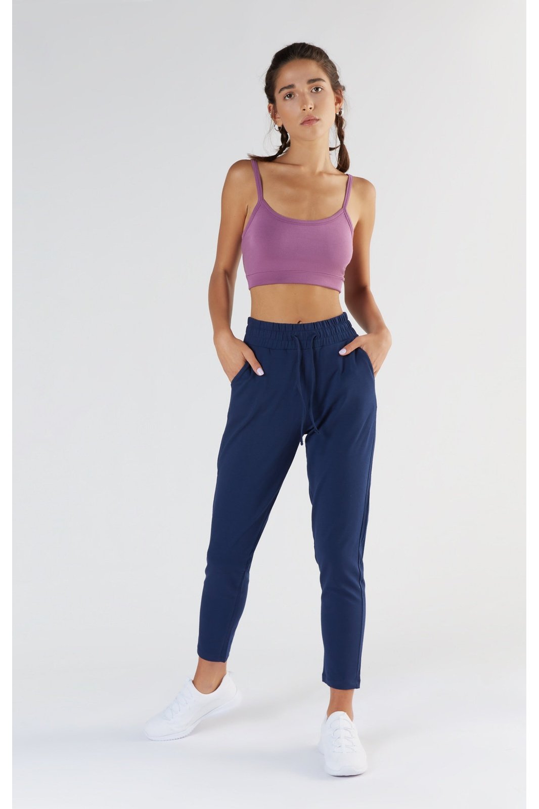 T1201-16 | TENCEL™ Active Damen Bra Top - Purple Nitro