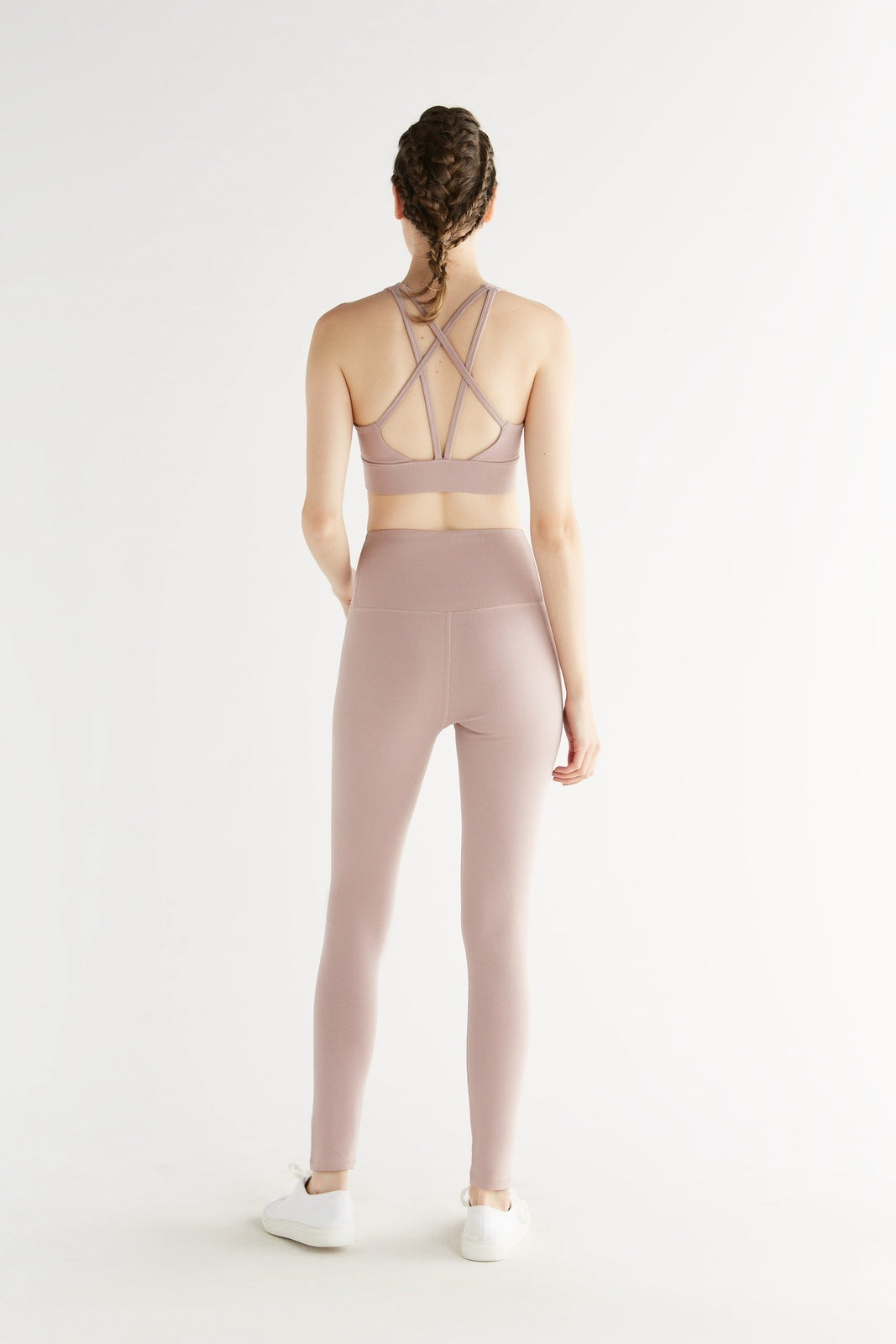 T1300-10 | Damen Leggings recycelt - Lilac