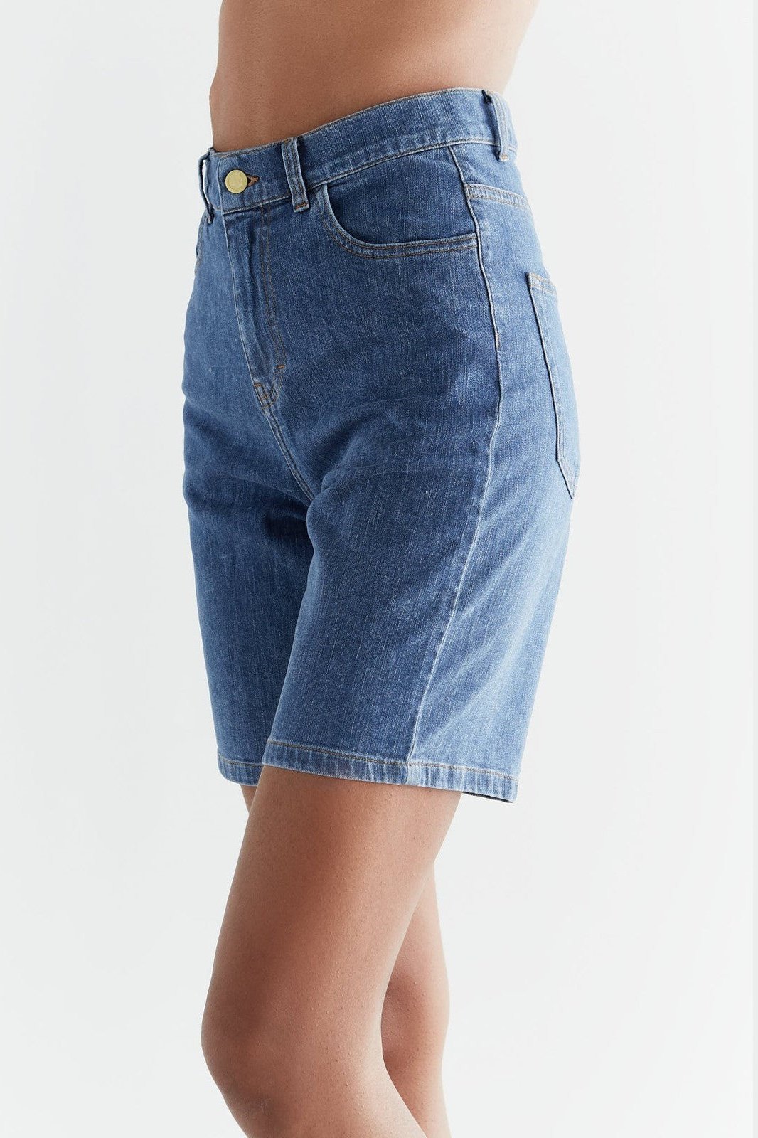 WA3020-283 | Damen Denim Shorts - Ocean Blue