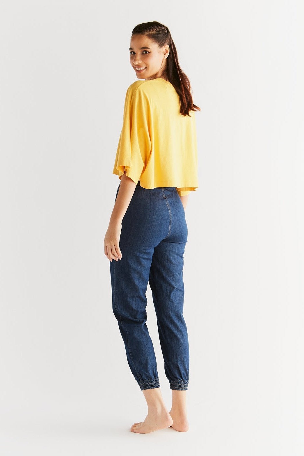 WT1022-257 | Damen Jogger Jeans - Royal Blue