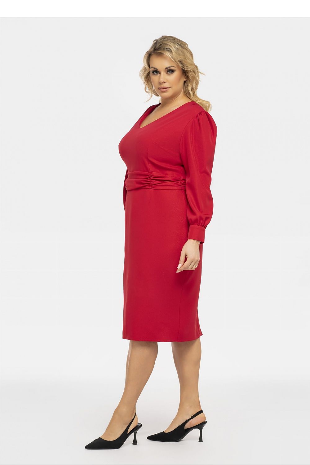 Plus size dress model 190957 Karko