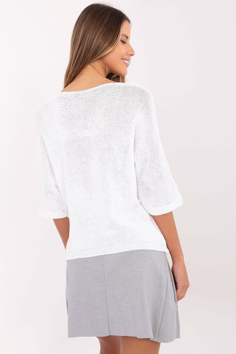 Short sleeve sweater model 206702 Italy Moda