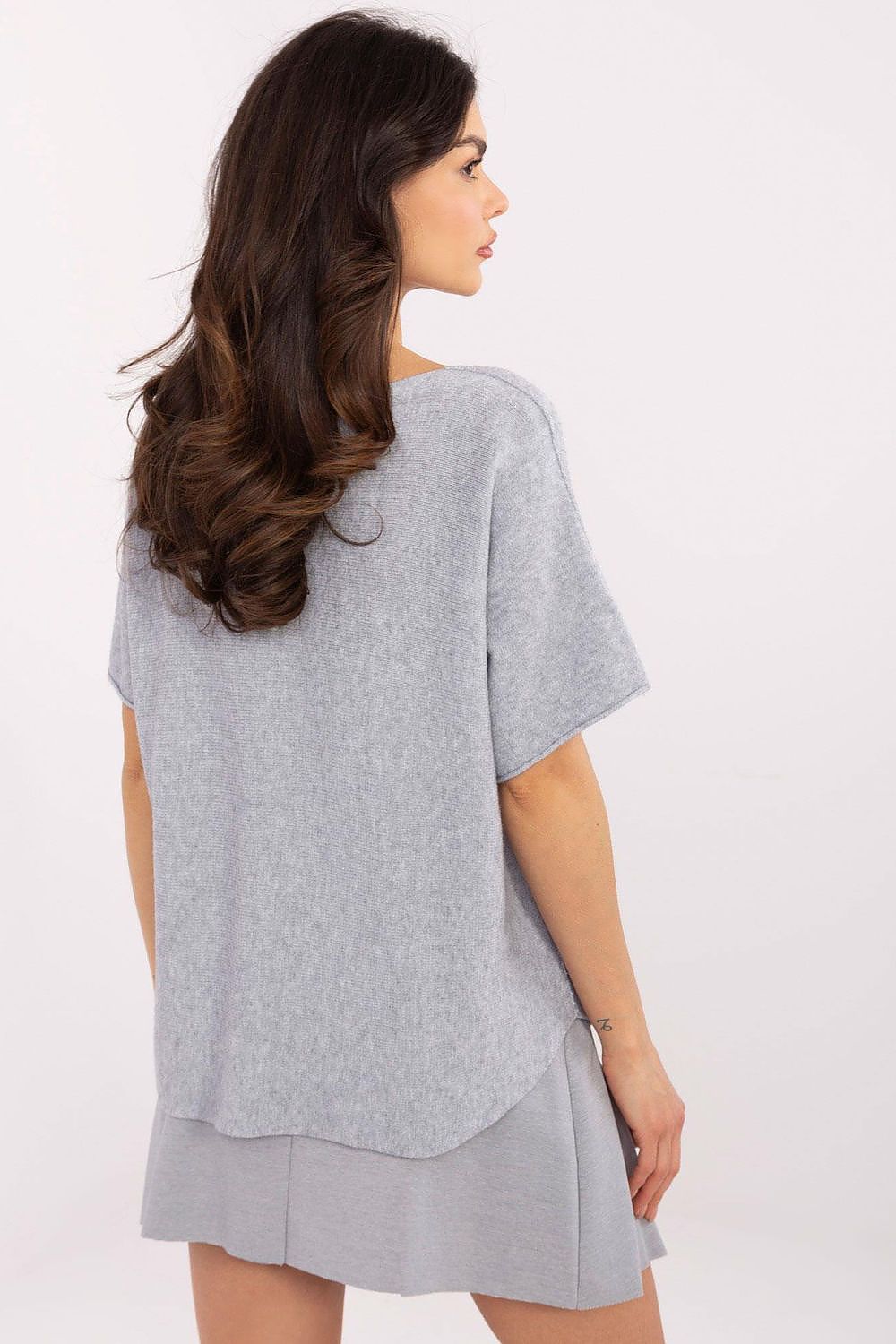 Short sleeve sweater model 209992 Italy Moda