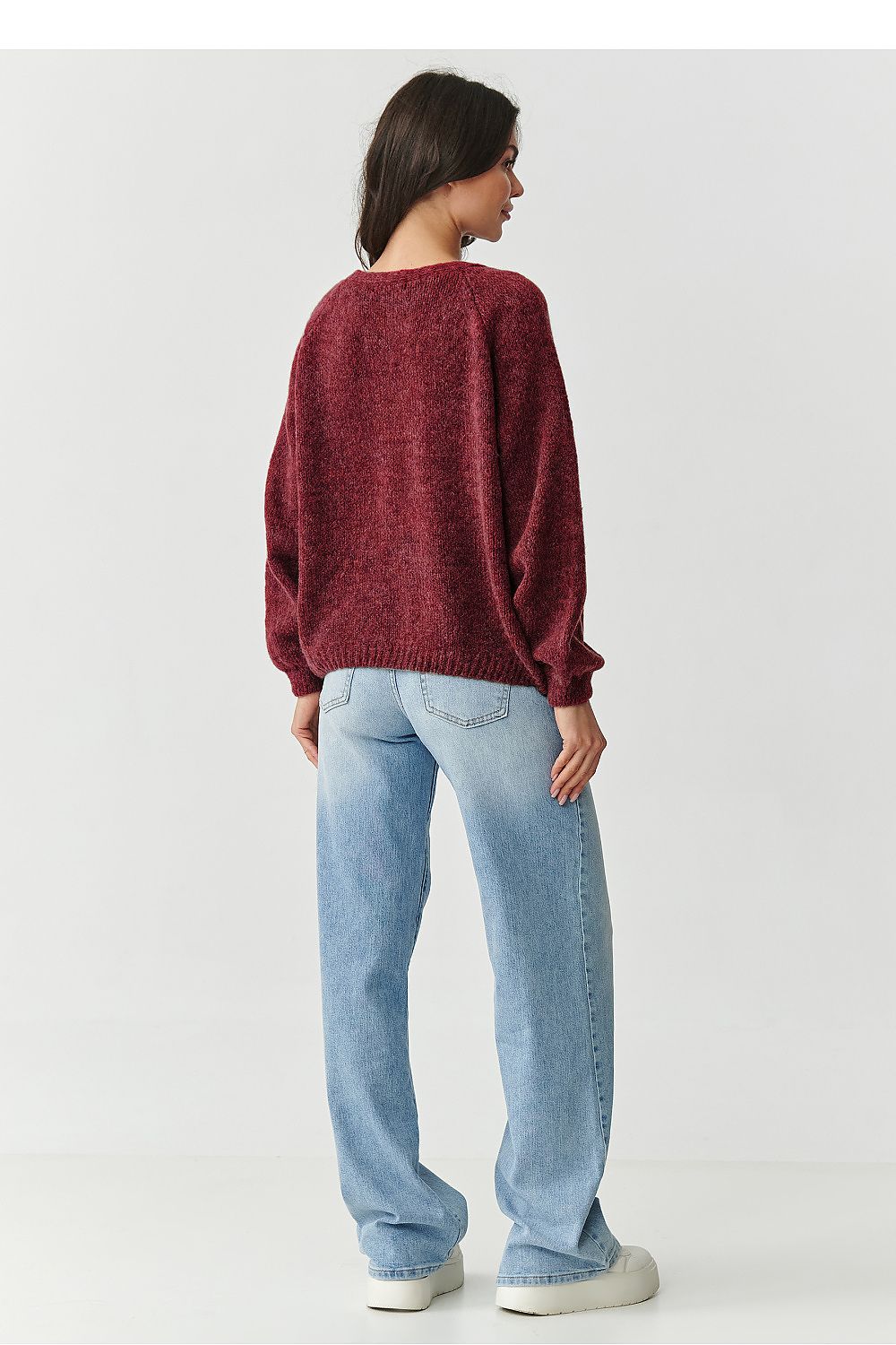 Cardigan model 217368 Makadamia