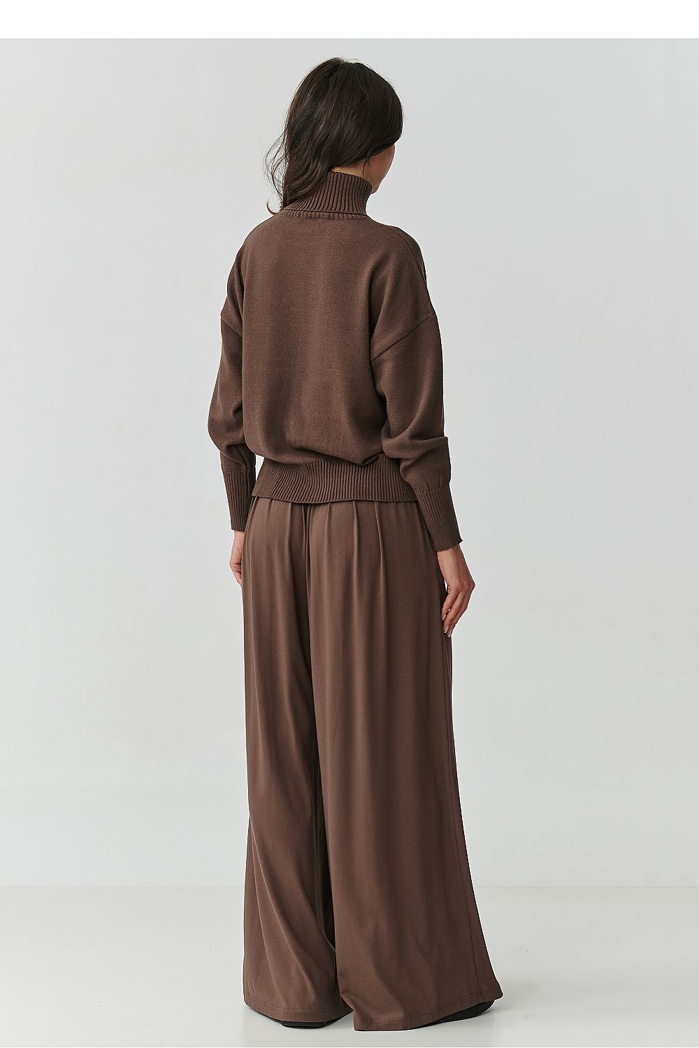 Turtleneck model 217394 Makadamia