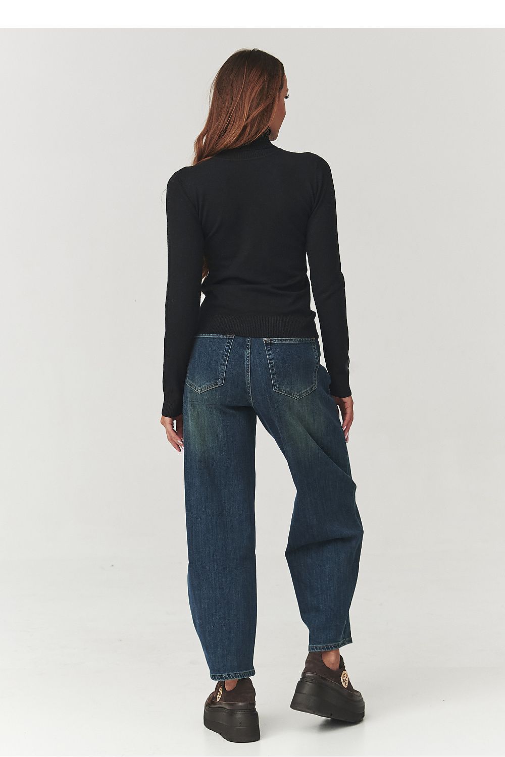 Turtleneck model 219743 Makadamia