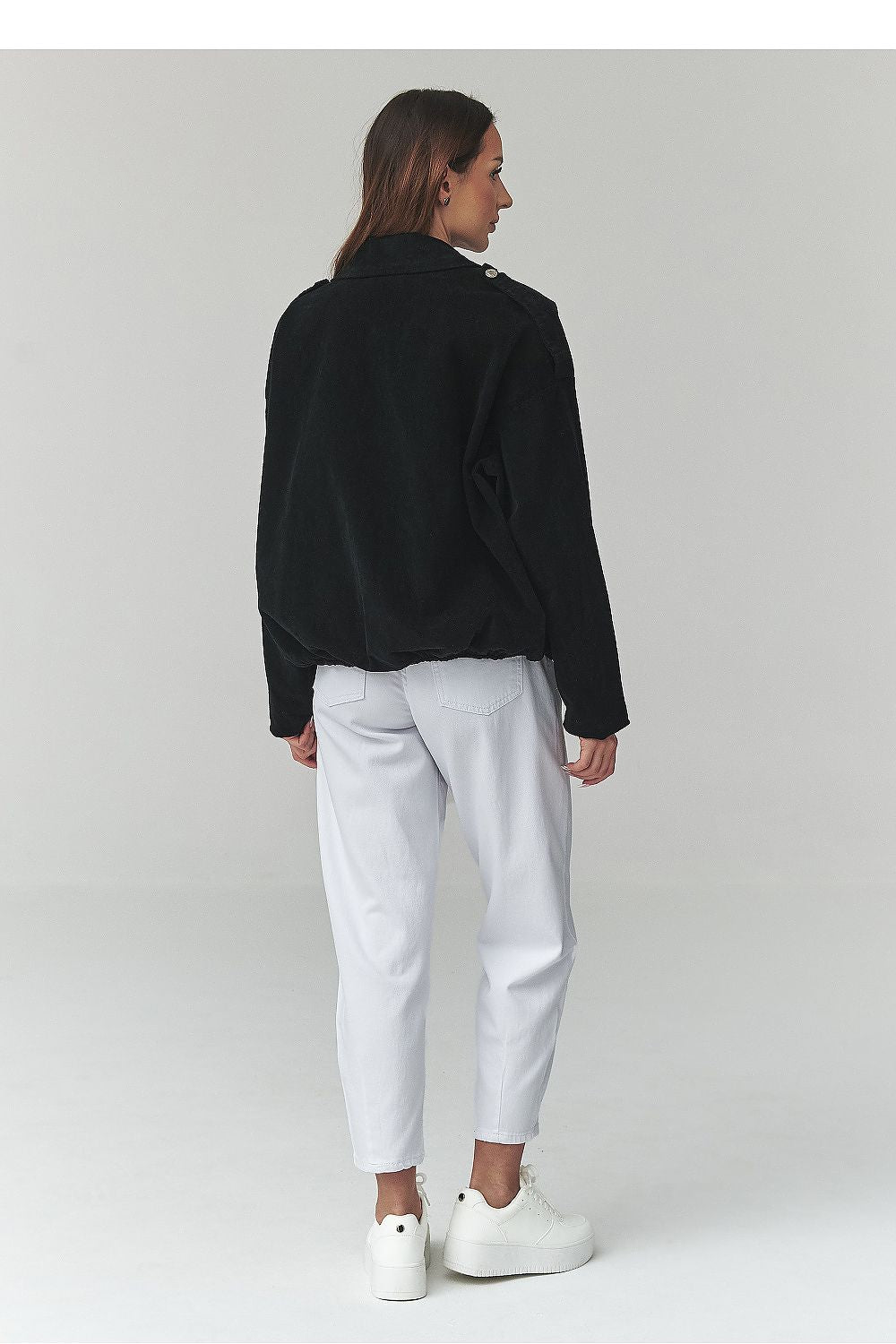 Corduroy jacket model 225693 Makadamia