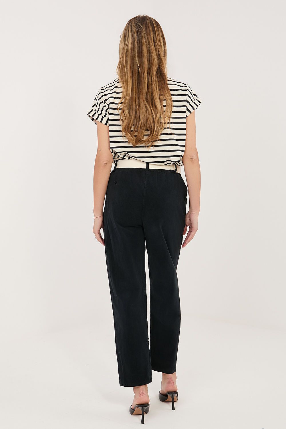 corduroy trousers model 226456 Italy Moda