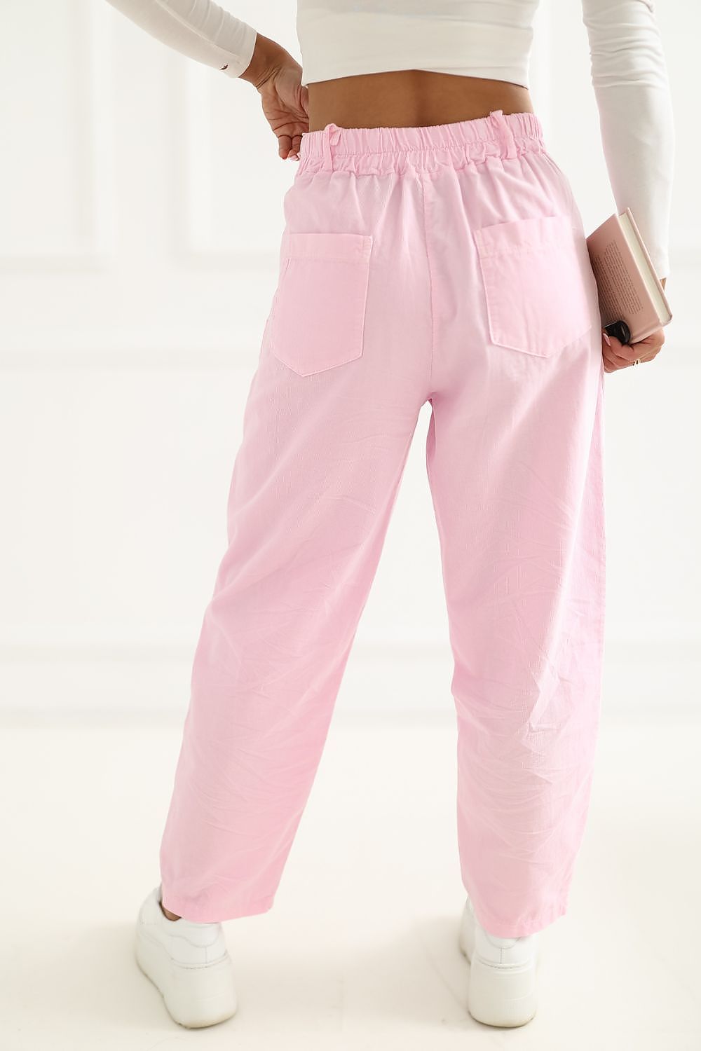 corduroy trousers model 228360 Rue Paris