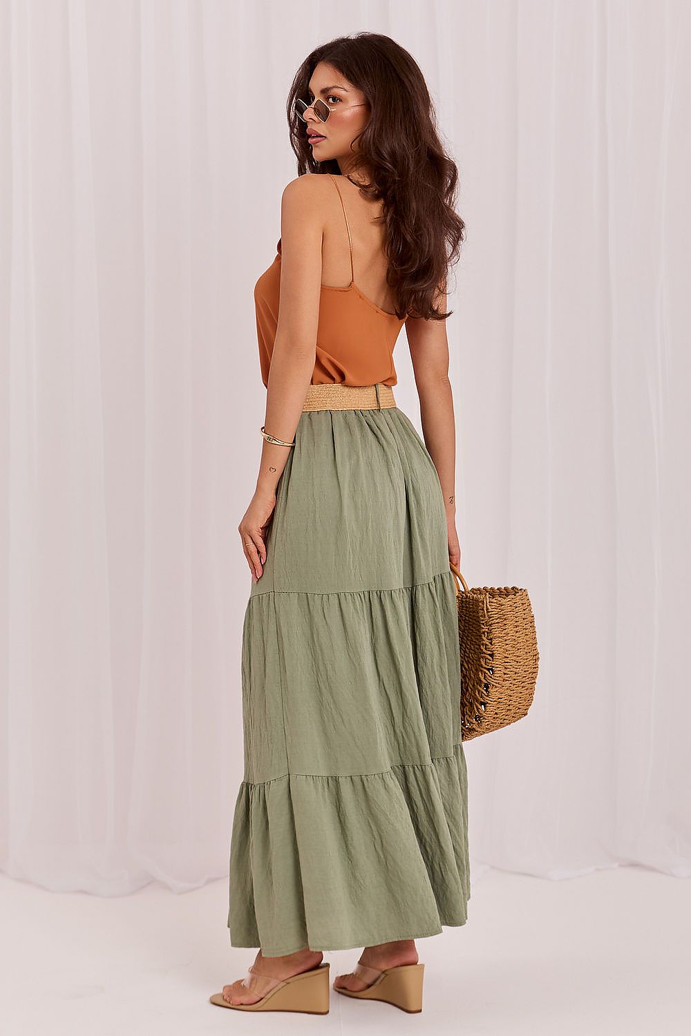 Long skirt model 229813 Italy Moda