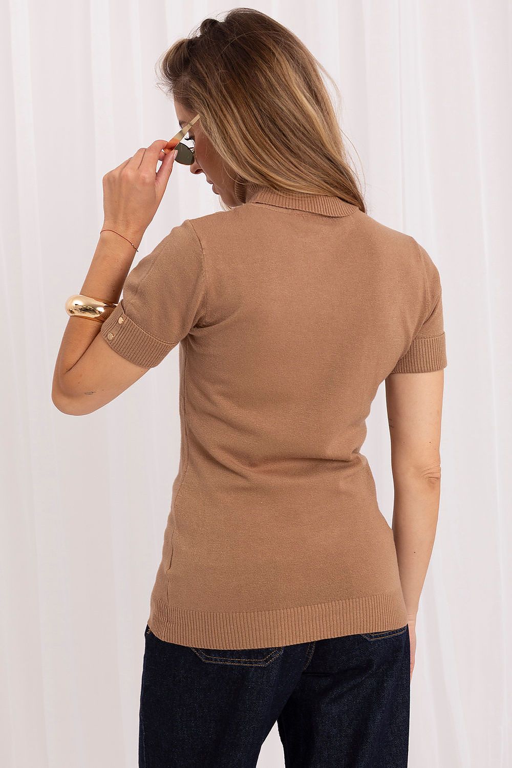 Short sleeve sweater model 230894 Italy Moda