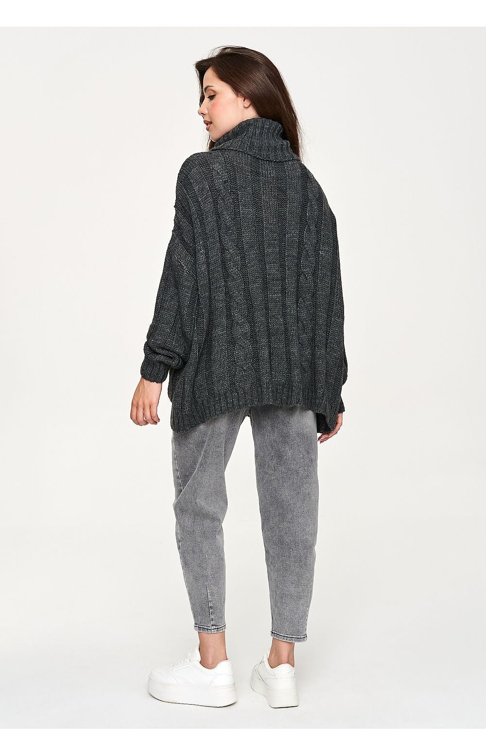 Turtleneck model 232050 Makadamia