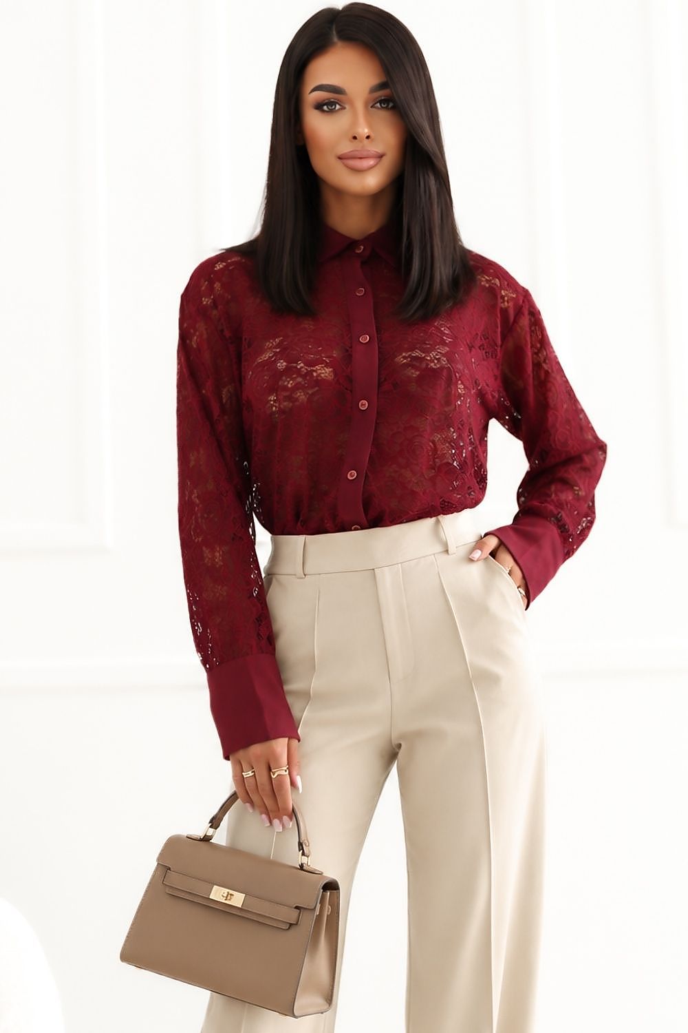 Long sleeve shirt model 232429 Rue Paris