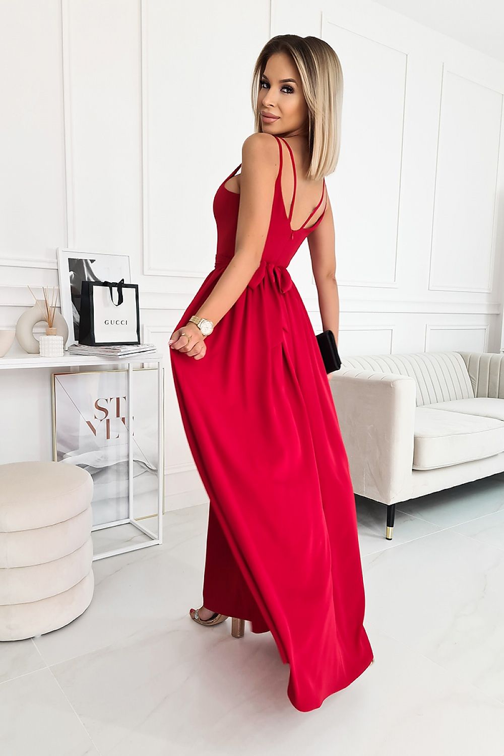 Long dress model 163797 Bicotone