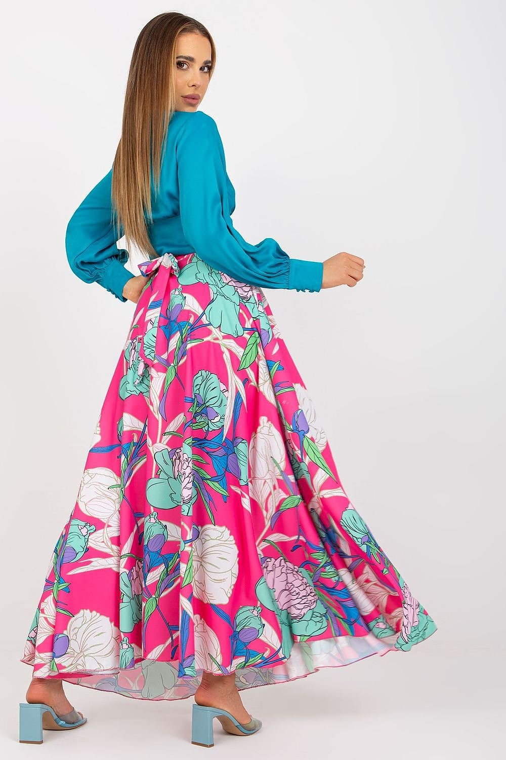 Long skirt model 168129 Rue Paris