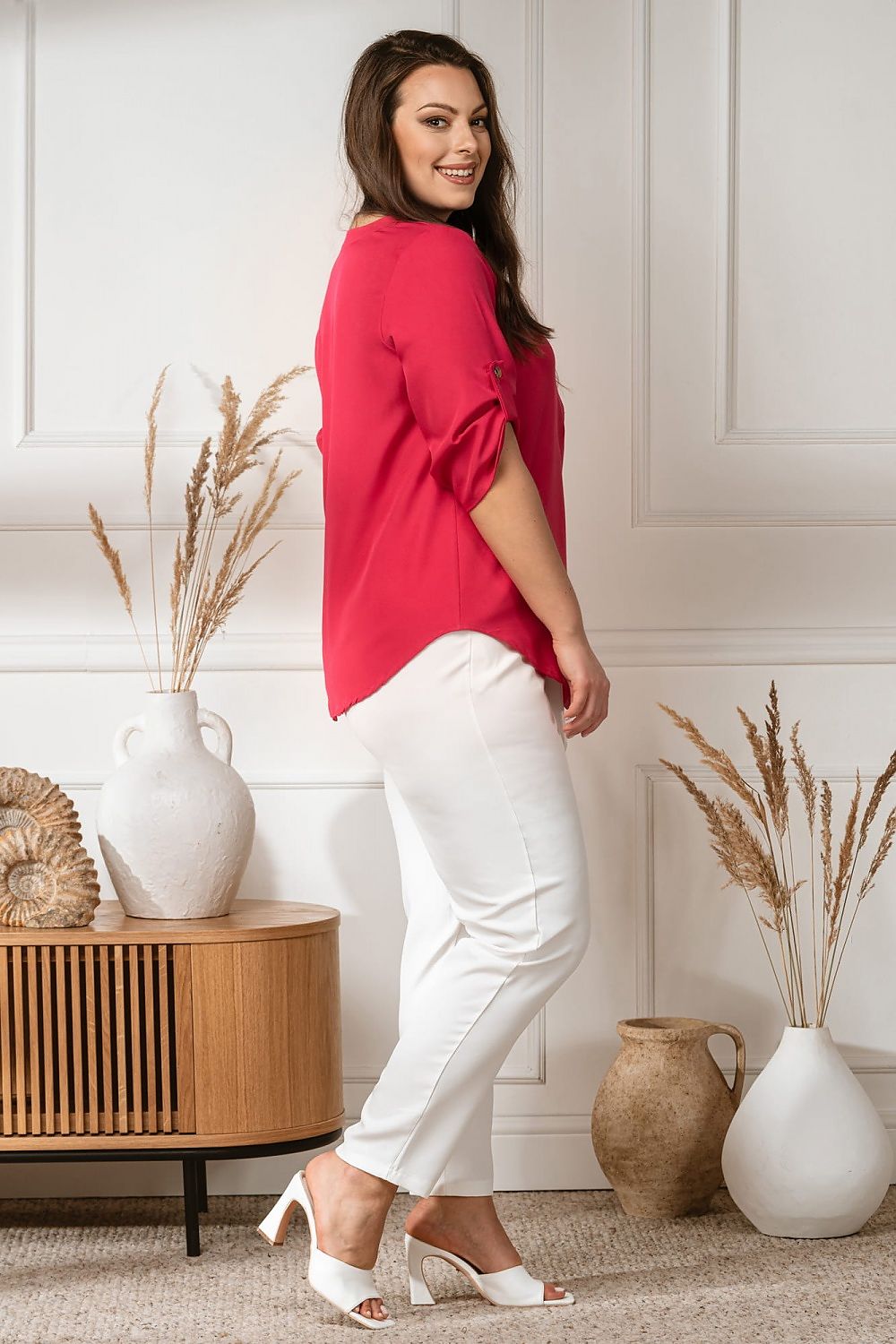 Plus size blouse model 168990 Karko