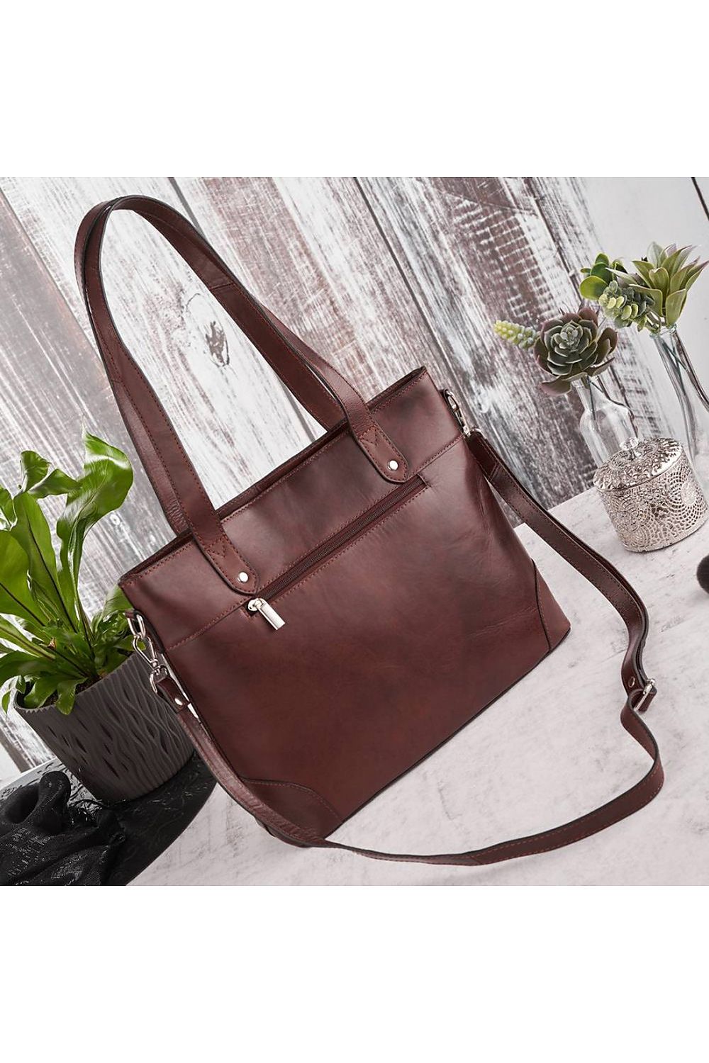 Natural leather bag model 173200 Hurtownia Galanter