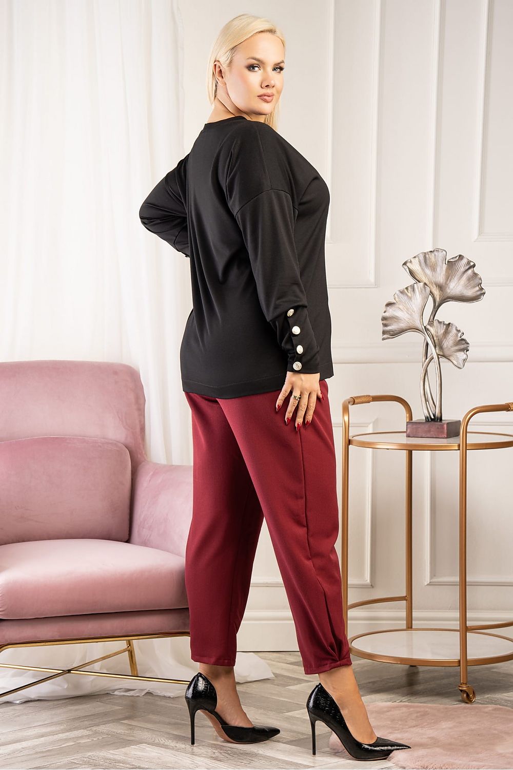 Plus size blouse model 176844 Karko