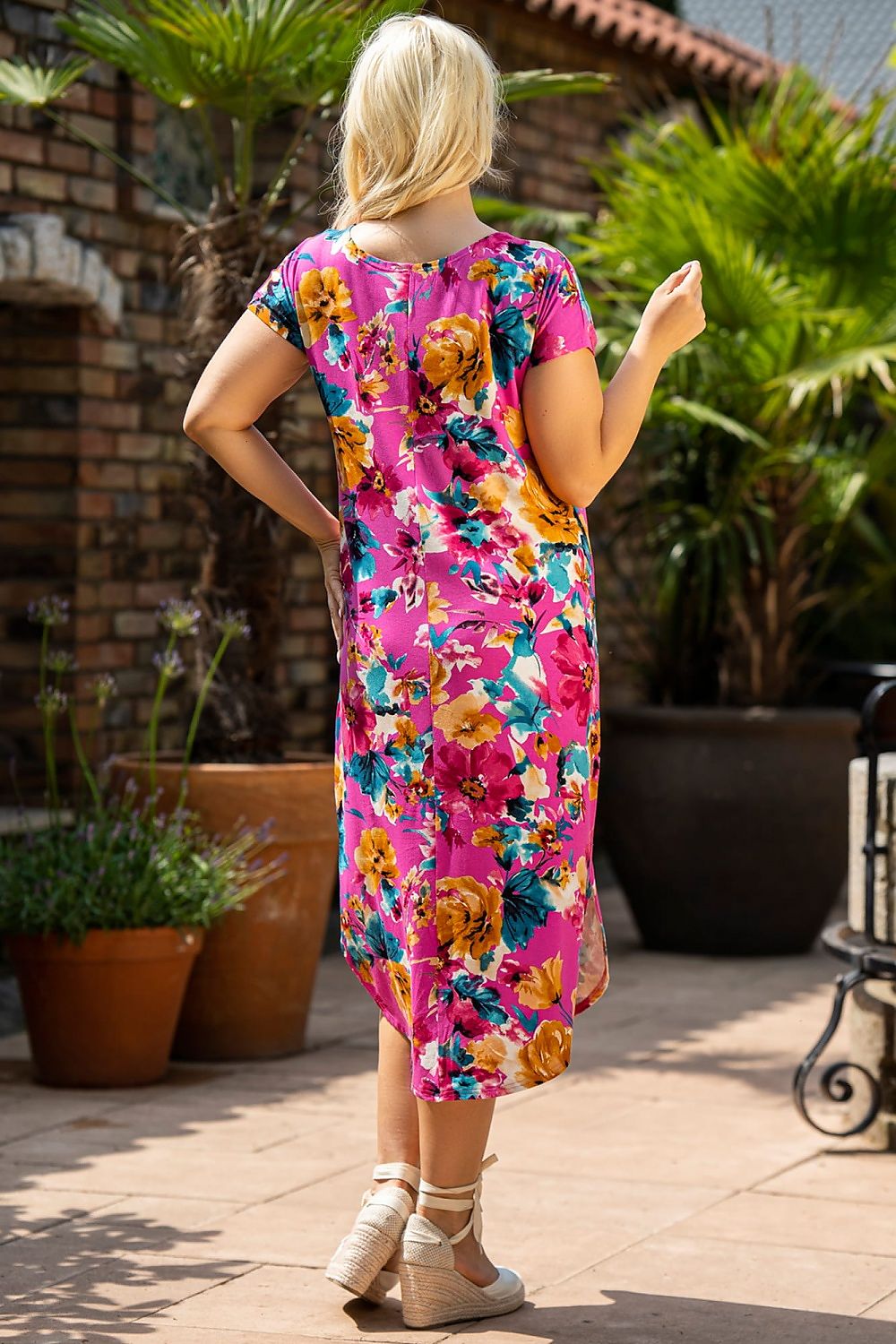 Plus size dress model 182204 Karko