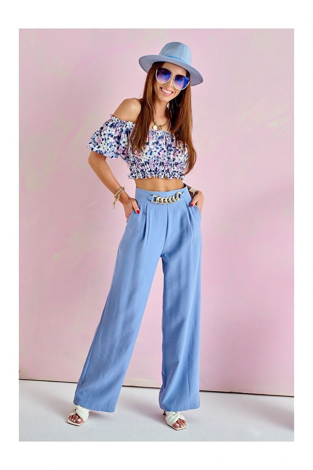 Women trousers model 182633 Roco Fashion