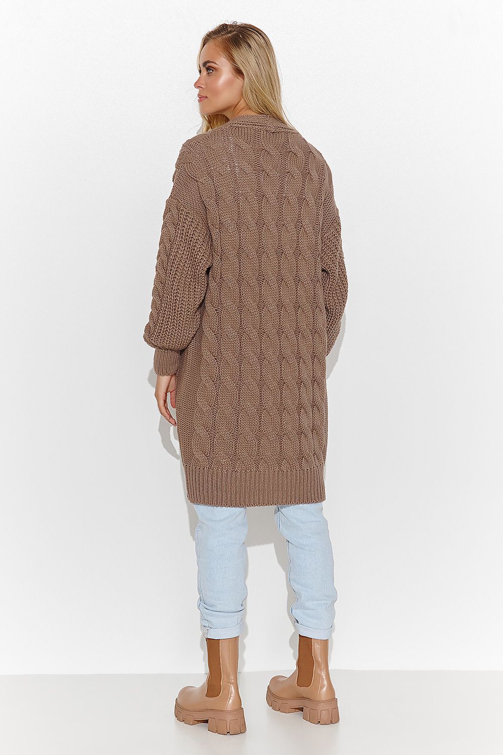 Cardigan model 184393 Makadamia