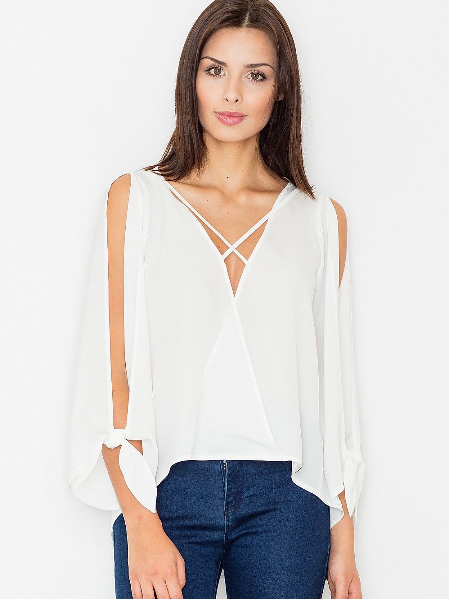 Blouse model 60697 Figl