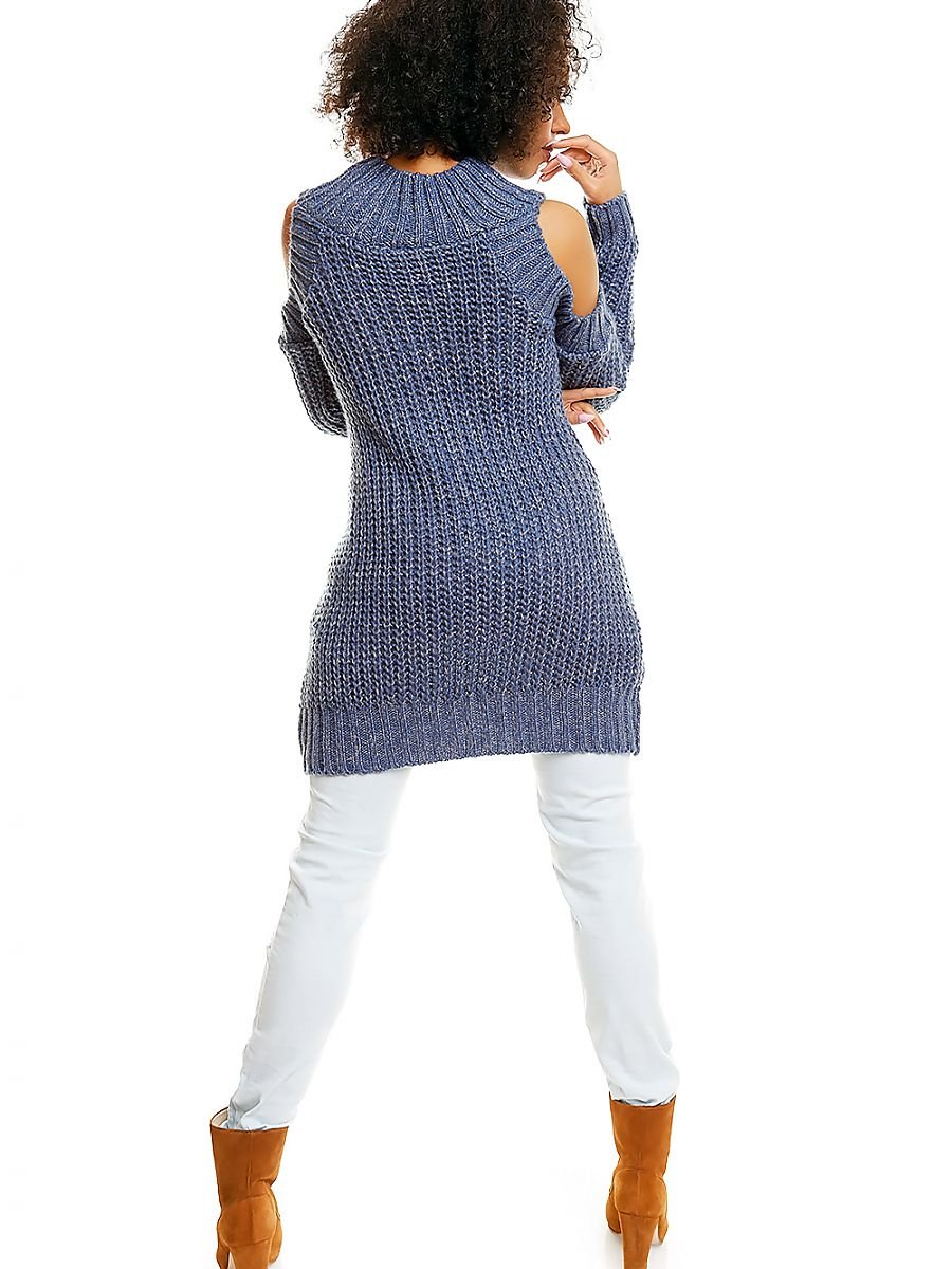 Hard-knitted jumper model 84345 PeeKaBoo